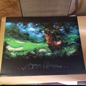 Large loose art print (golf course green)